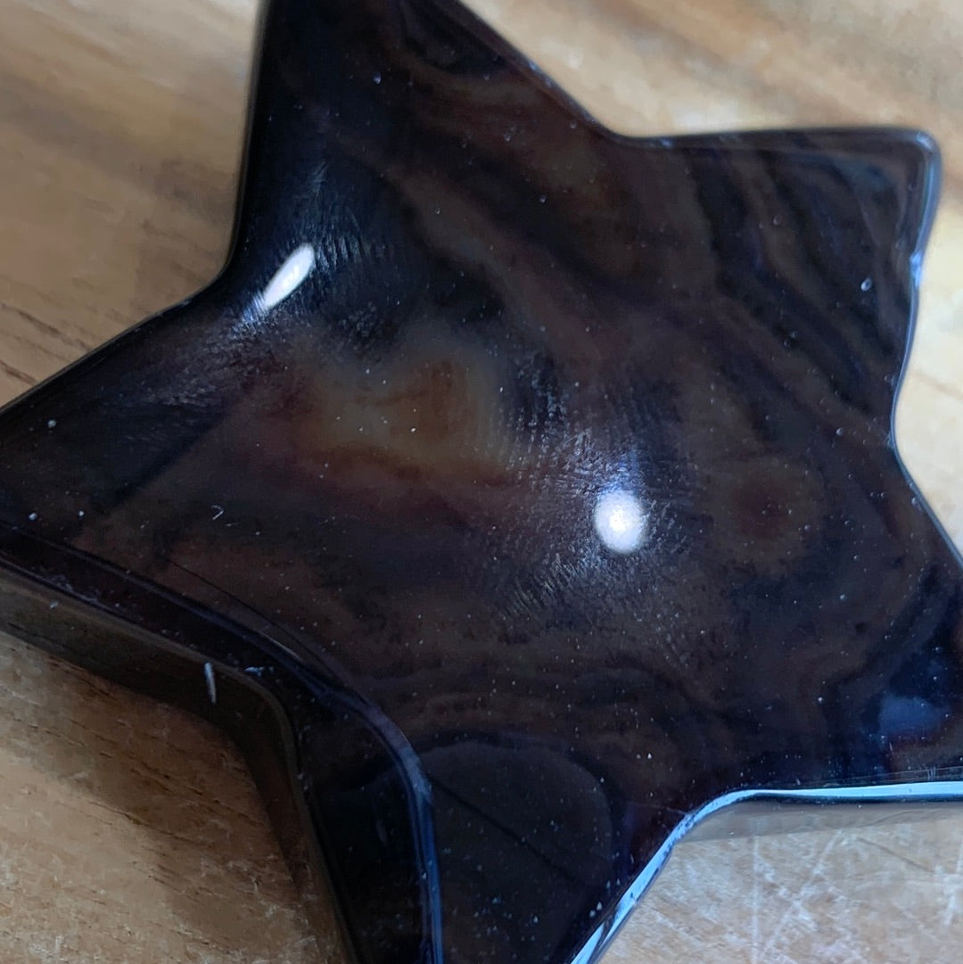 AGATE STAR WITH AMAZING PATTERNS