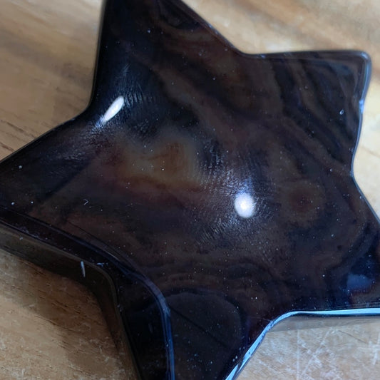 AGATE STAR WITH AMAZING PATTERNS
