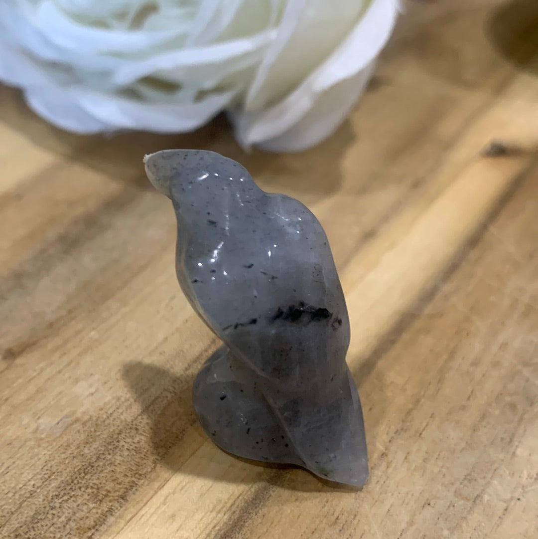 BLACK OBSIDIAN RAVEN (SMALL)