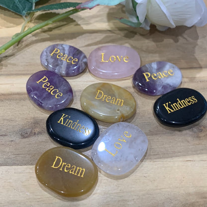 OVAL & TEAR DROP WORRY STONES