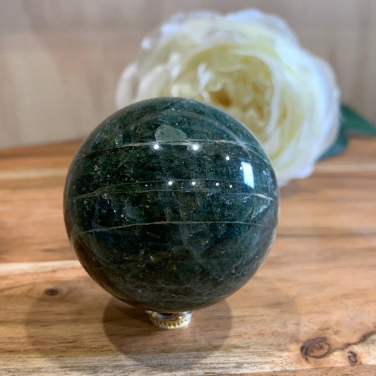 GREEN APATITE SPHERES