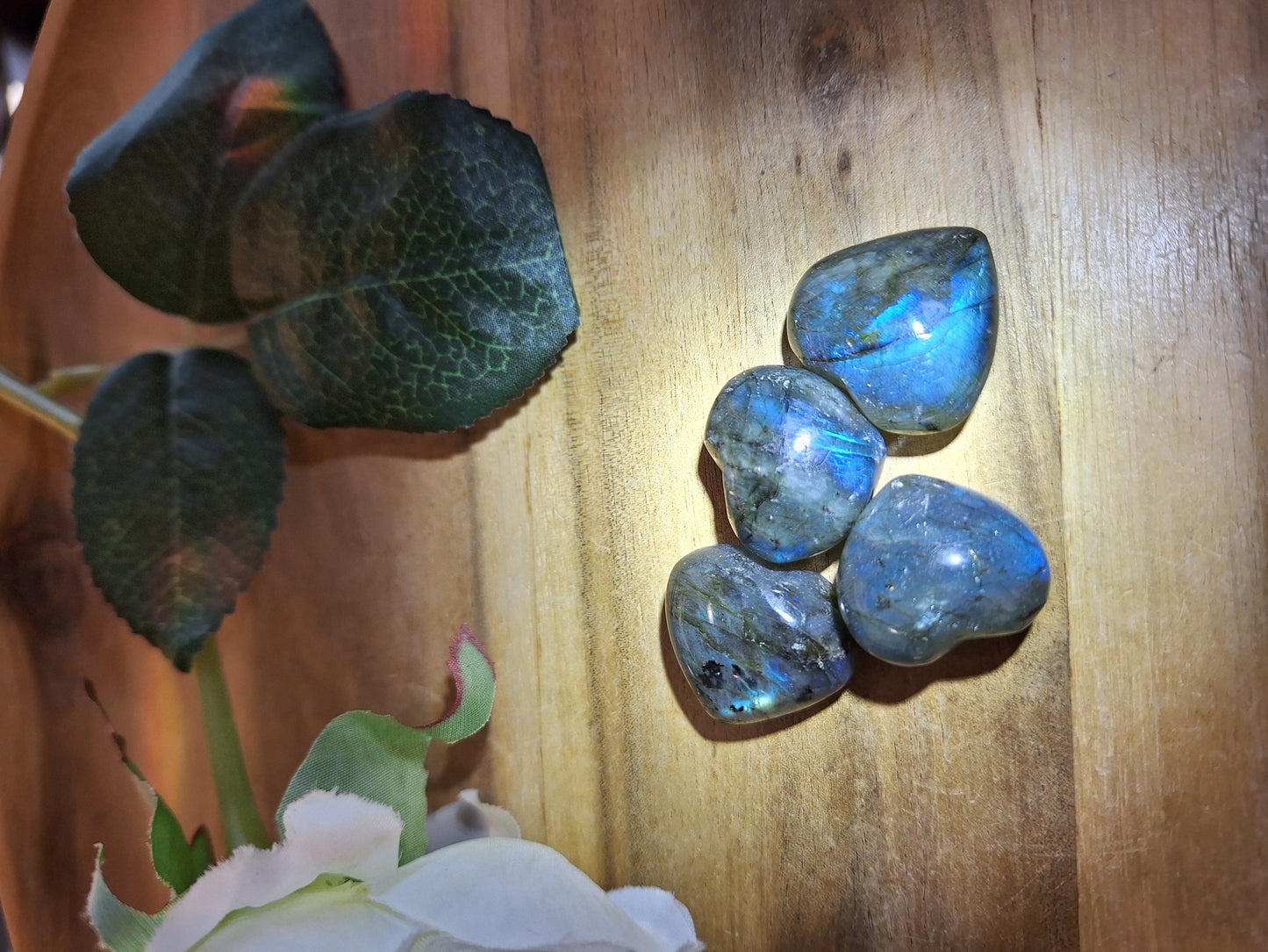 LABRADORITE HEARTS (SMALL)