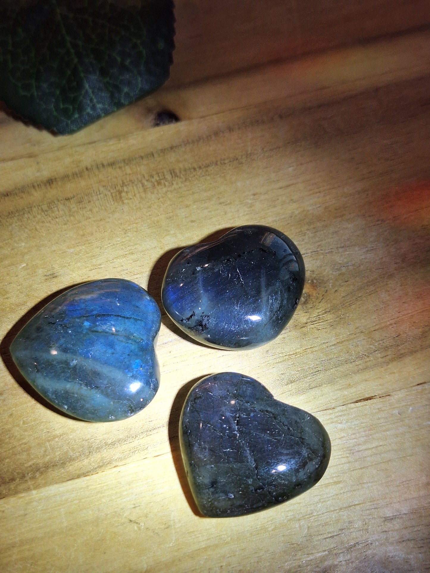 LABRADORITE HEARTS (SMALL)