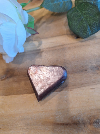 PURPLE MICA HEARTS