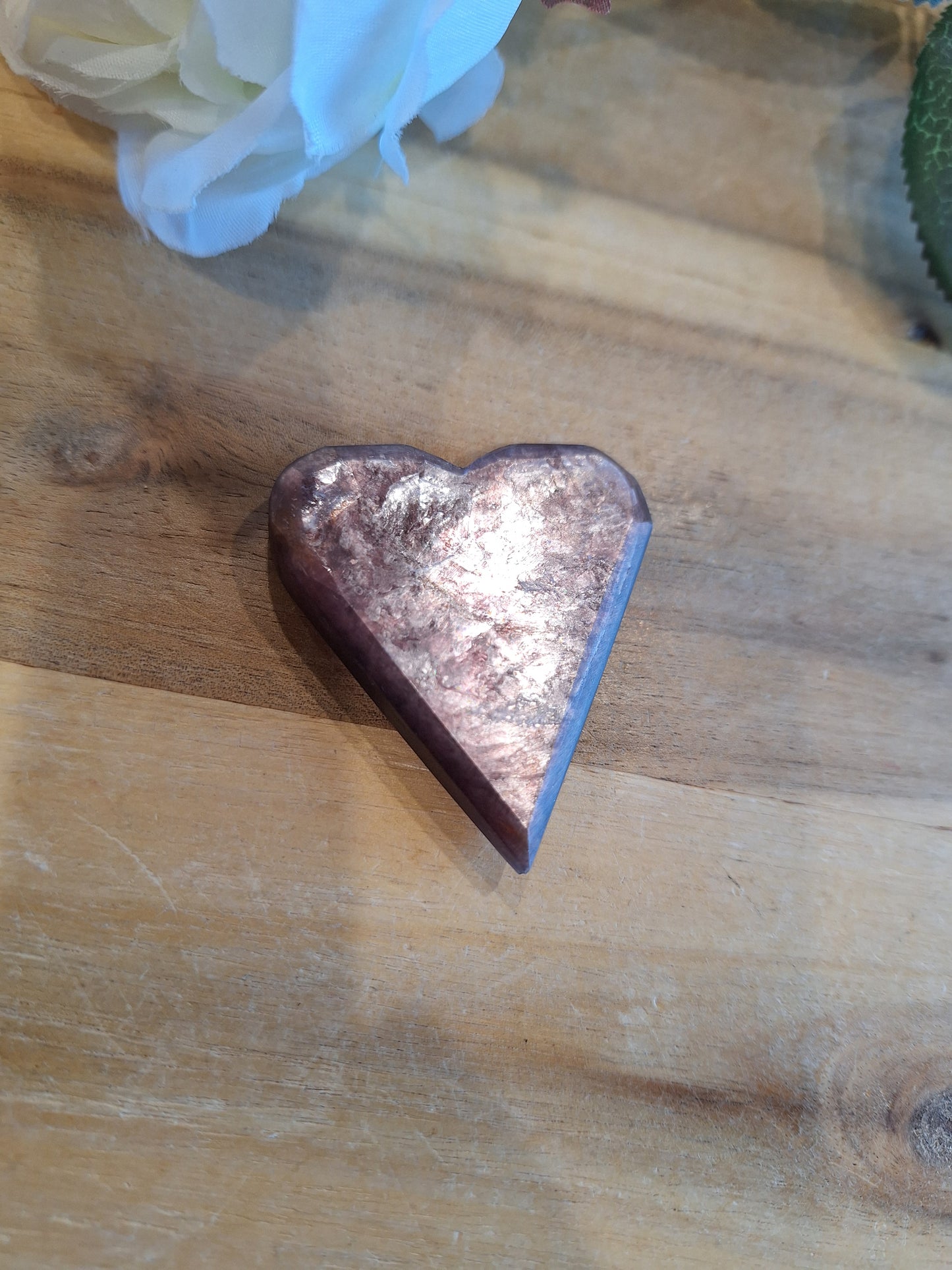 PURPLE MICA HEARTS