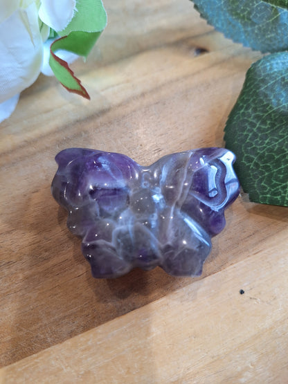 CHUNKY AMETHYST BUTTERFLY