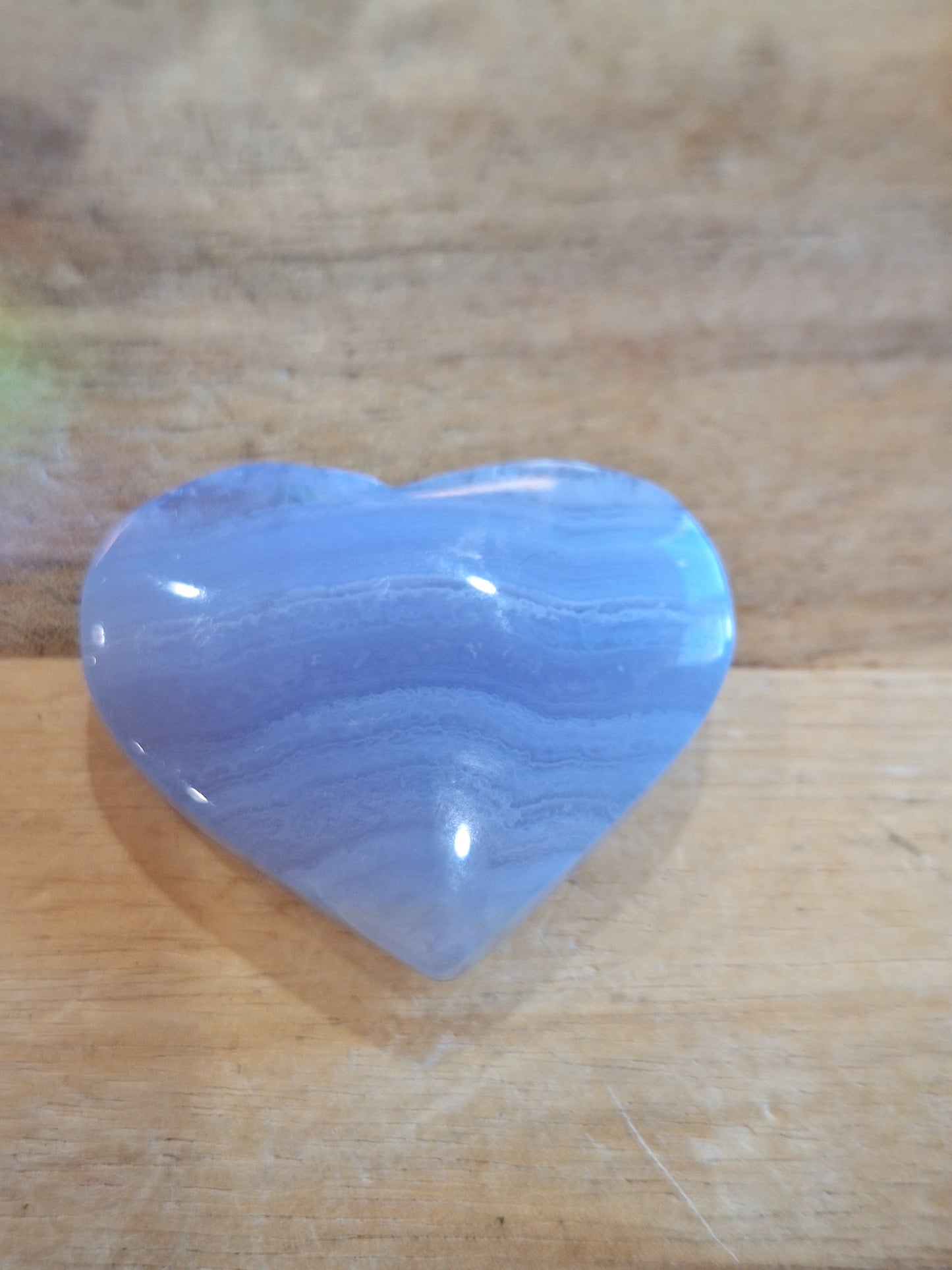 BLUE LACE AGATE HEARTS