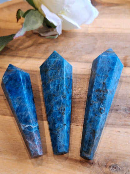 BLUE APATITE WANDS