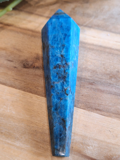 BLUE APATITE WANDS