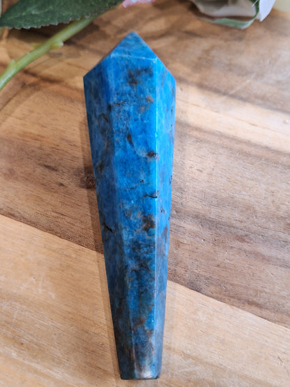 BLUE APATITE WANDS