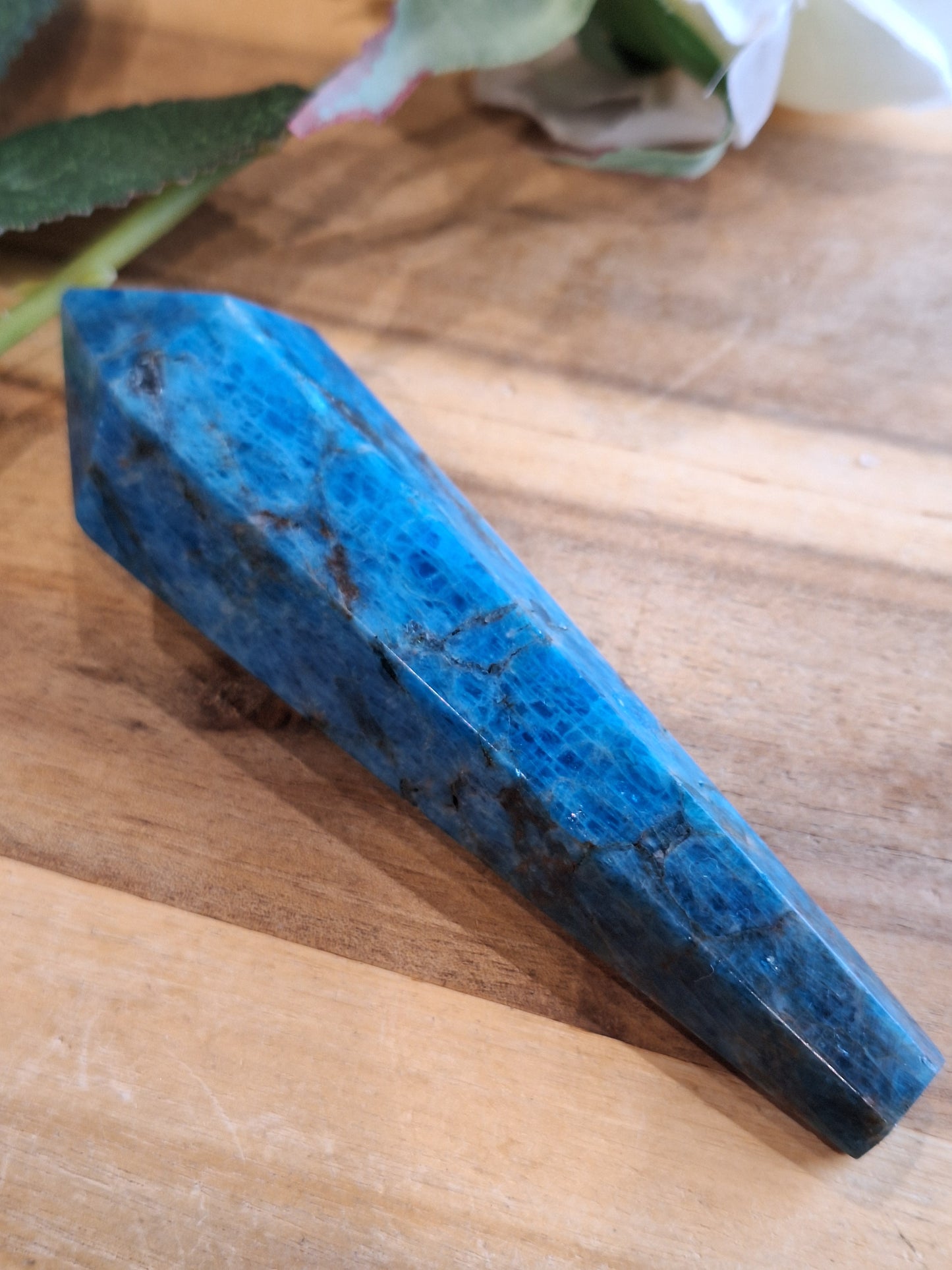 BLUE APATITE WANDS