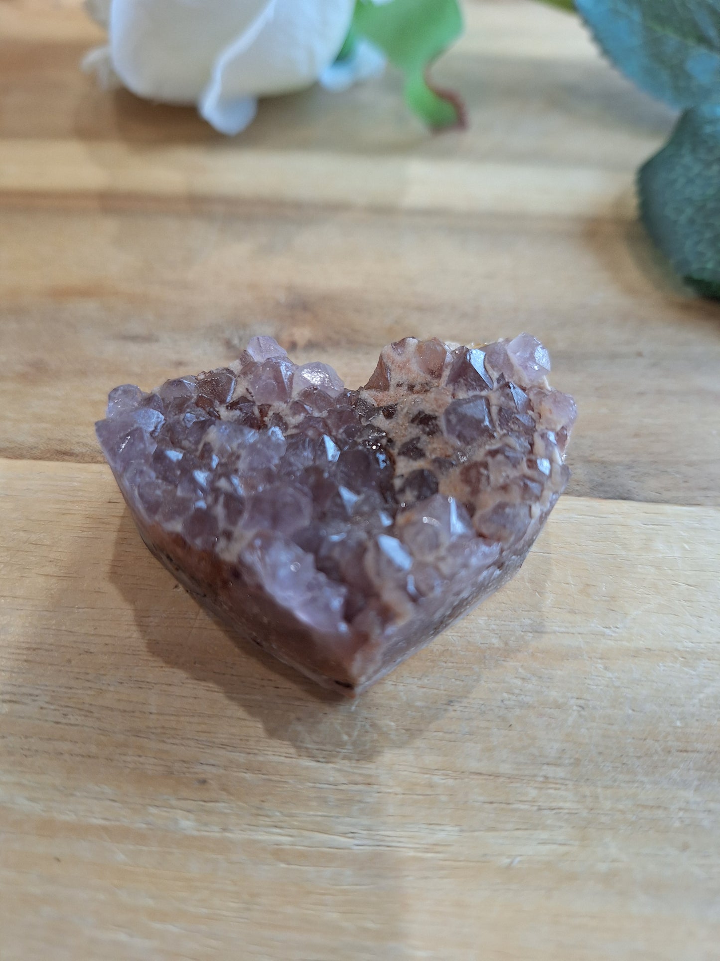 AMETHYST CLUSTER HEARTS