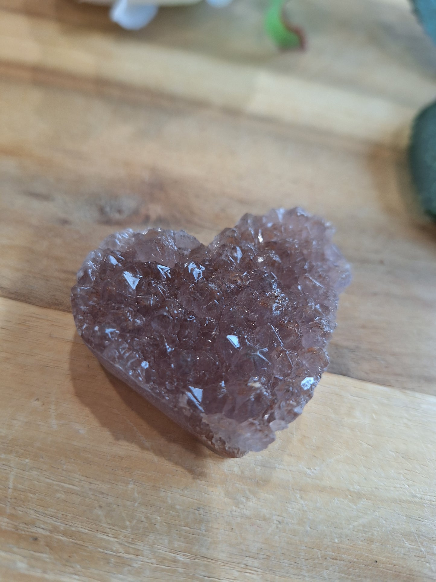 AMETHYST CLUSTER HEARTS