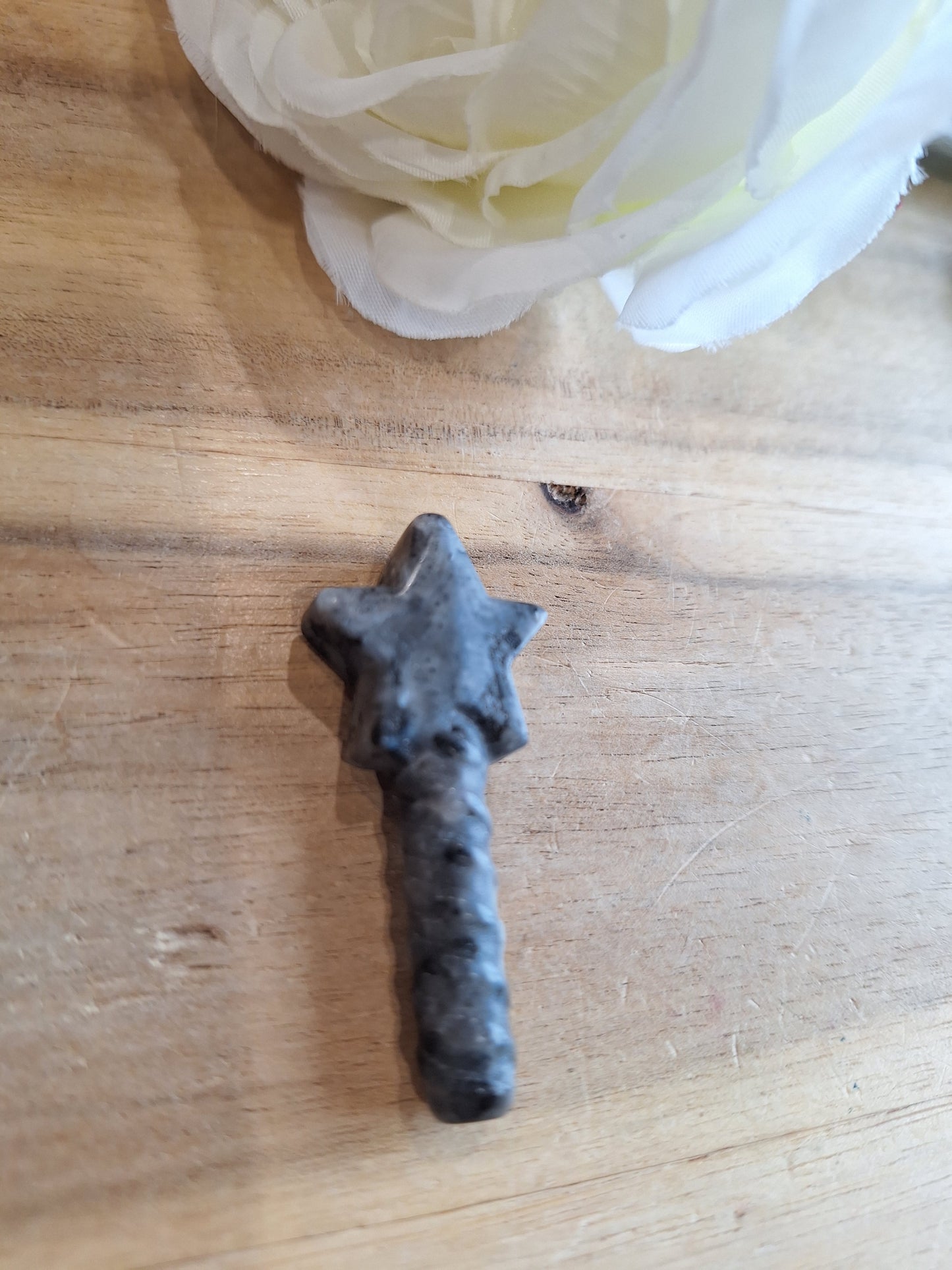 LARVIKITE STAR WAND