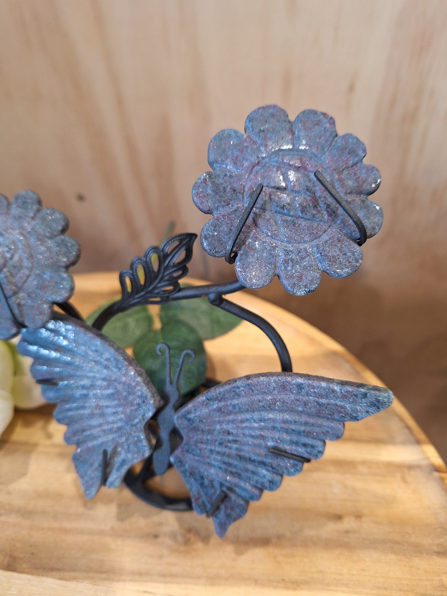 GORGEOUS CRYSTAL FLOWER BUTTERFLY STANDS