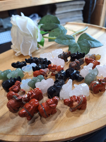 MINI CRYSTAL ELEPHANTS