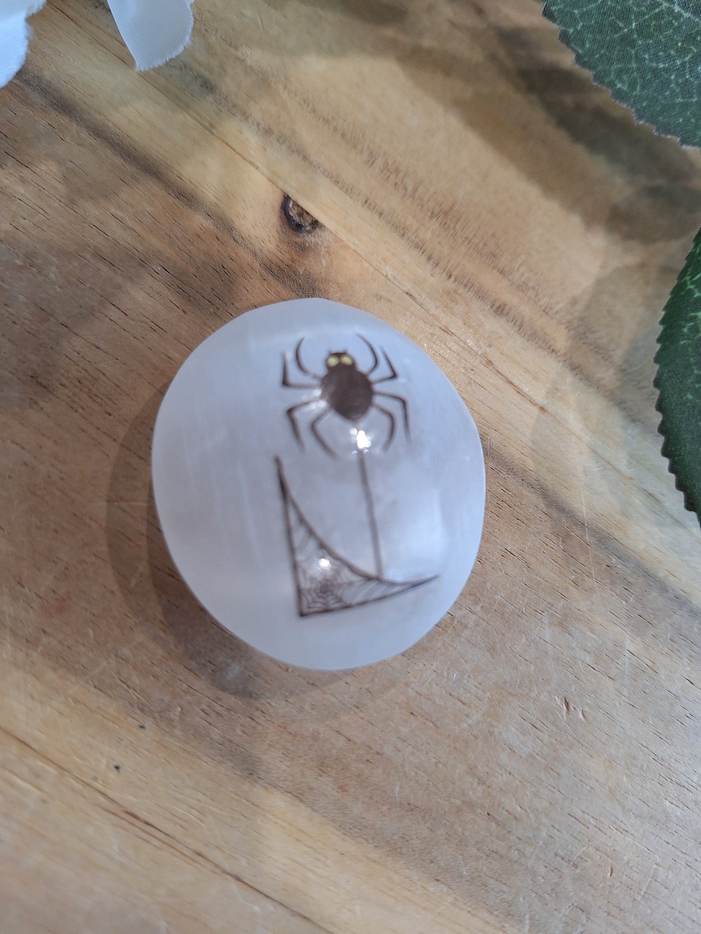 SELENITE SPIDER PALM STONE