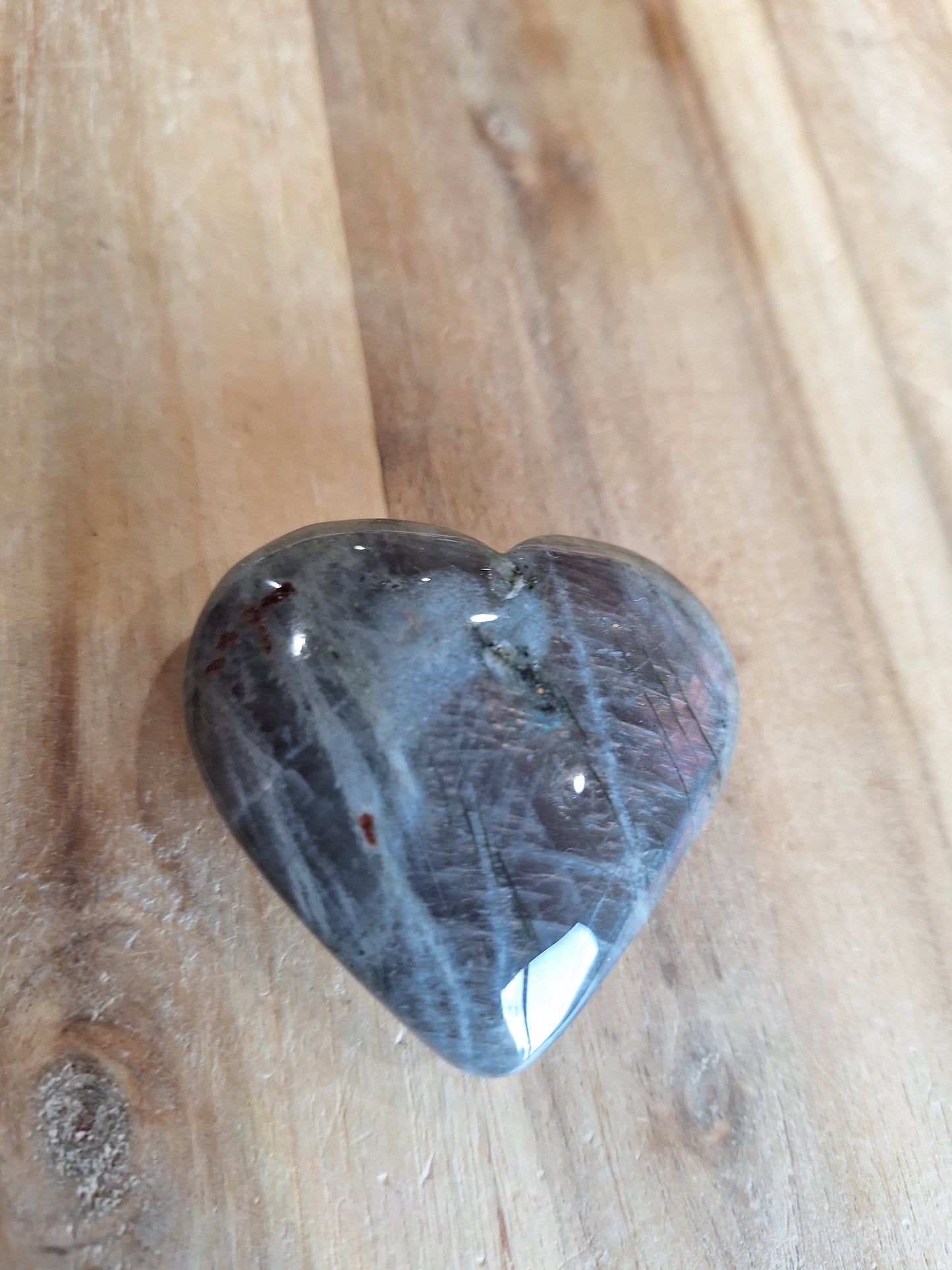 LABRADORITE HEART (LARGE)