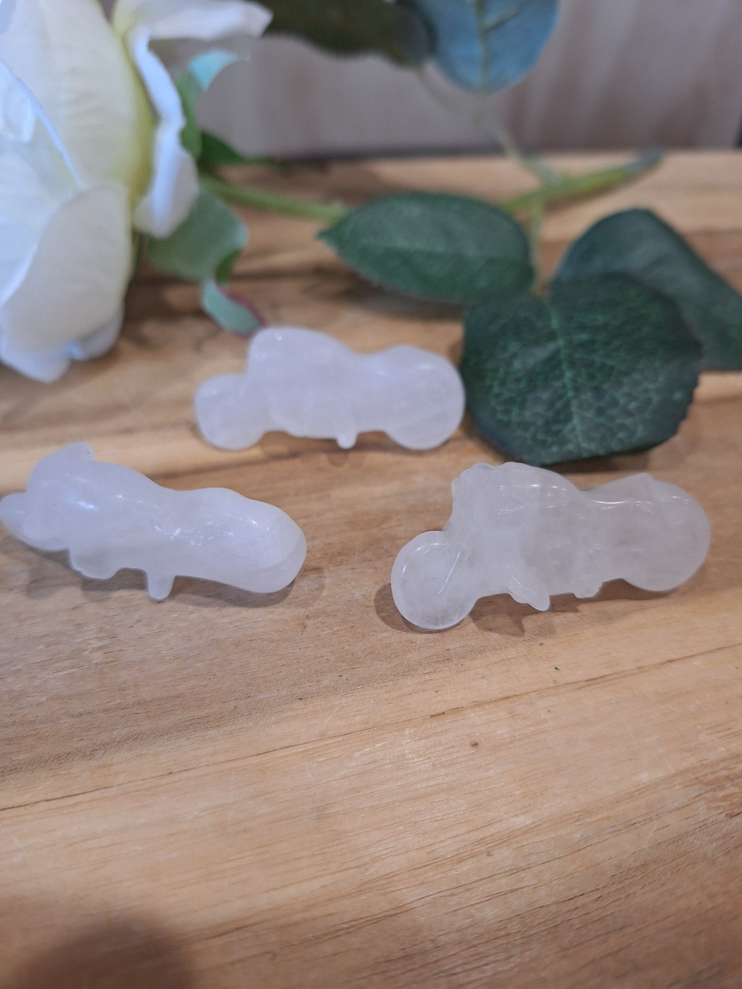 MOTORBIKES - CLEAR QUARTZ & ROSE QUARTZ