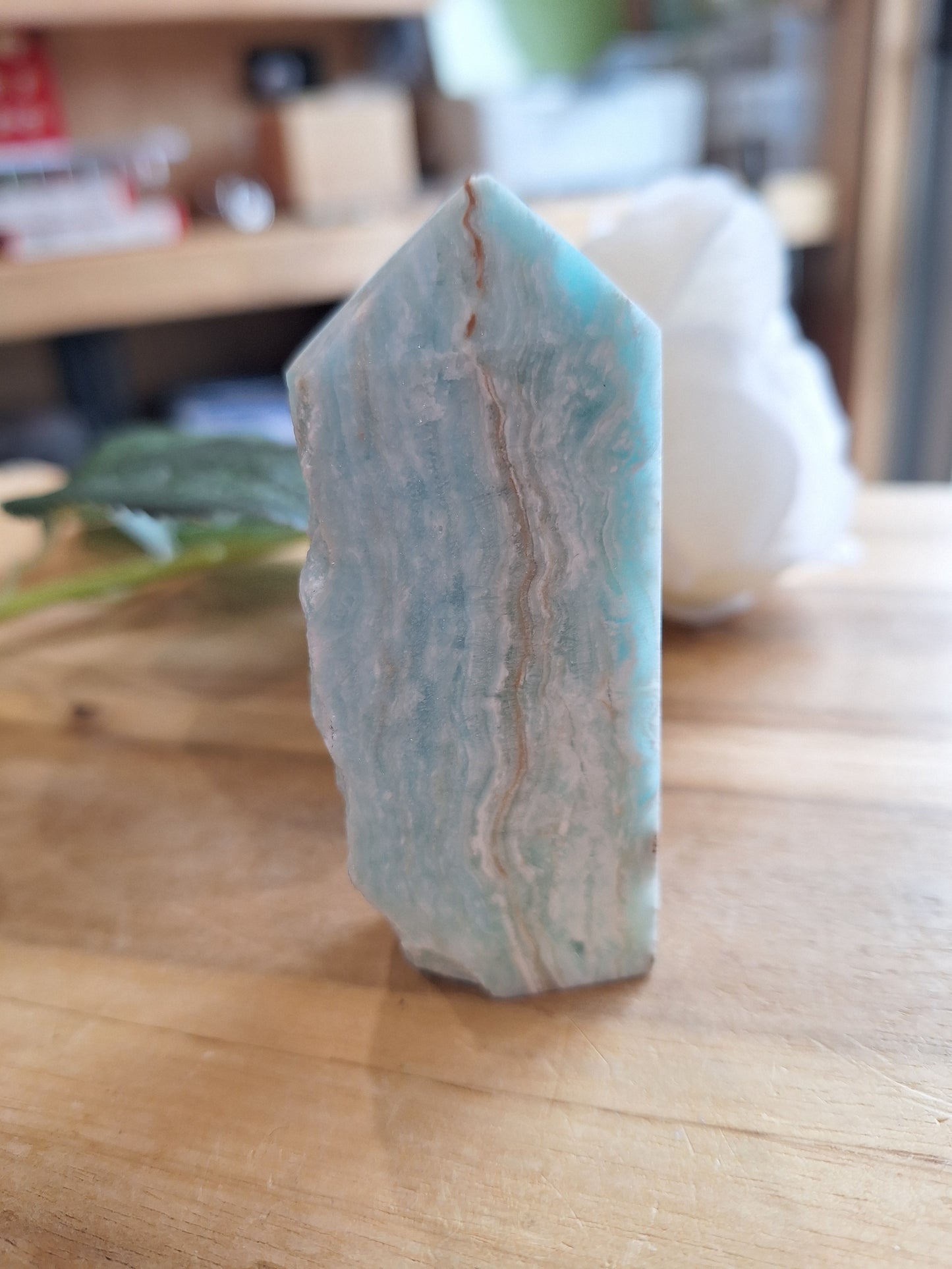 BLUE ARAGONITE POINTS