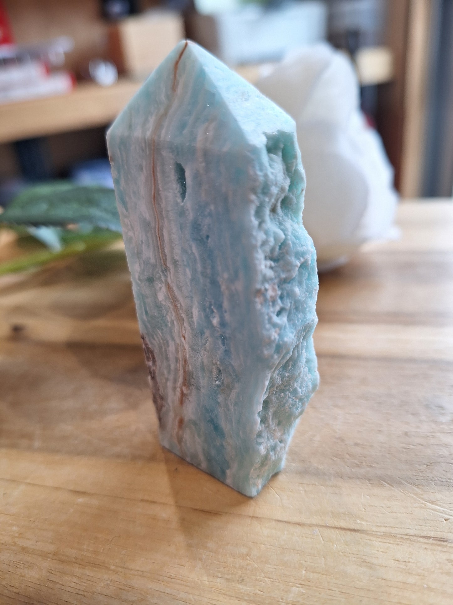 BLUE ARAGONITE POINTS