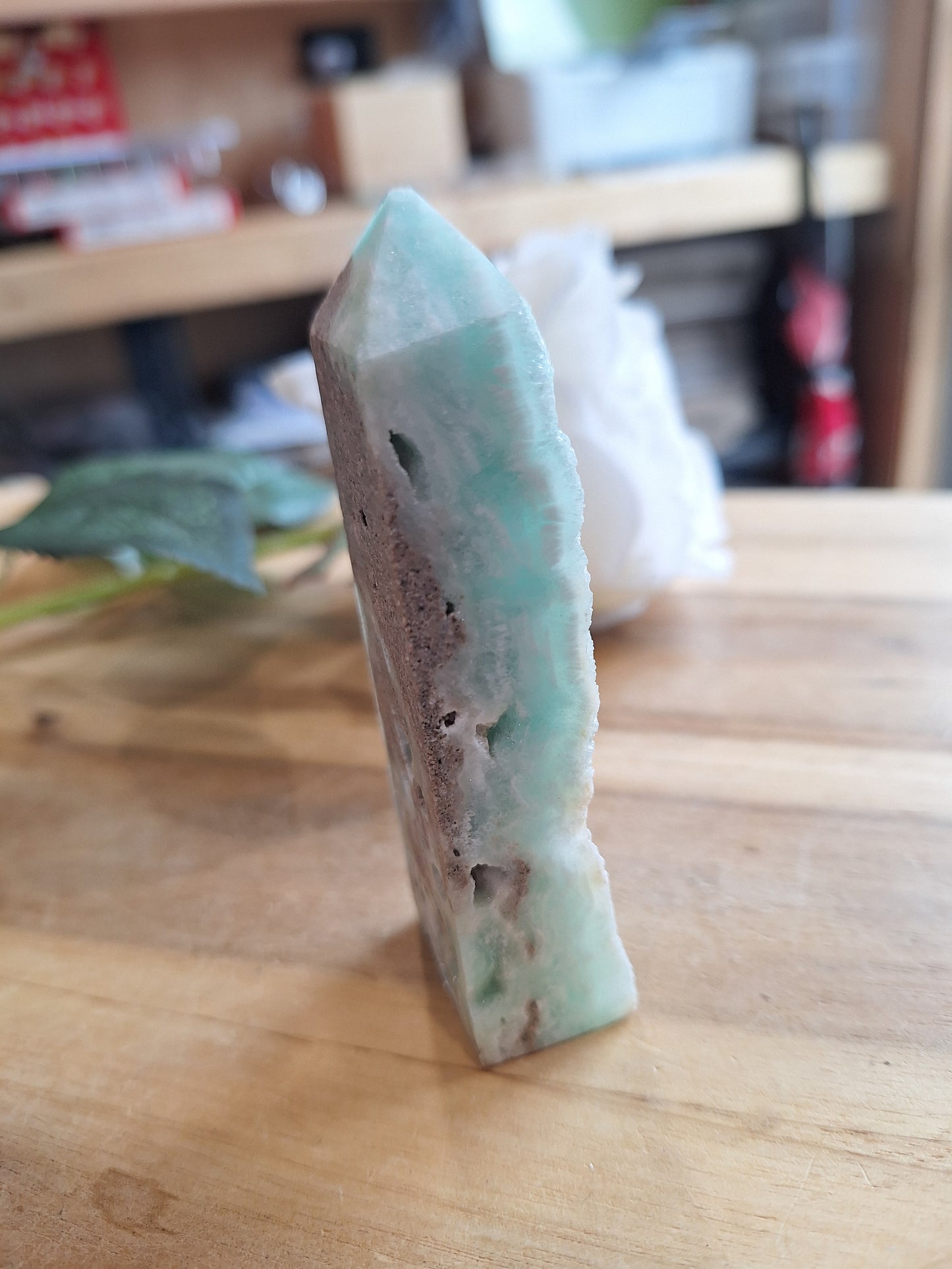 BLUE ARAGONITE POINTS