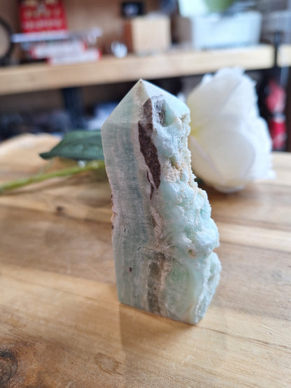 BLUE ARAGONITE POINTS