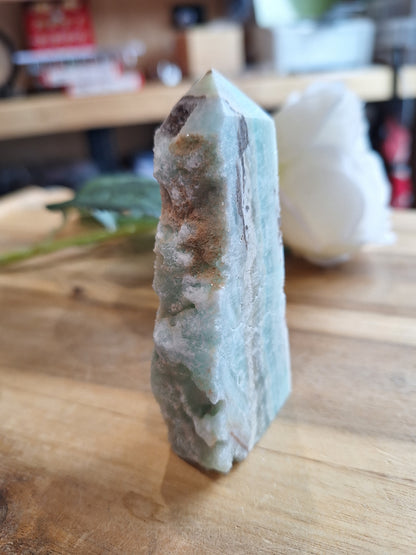 BLUE ARAGONITE POINTS