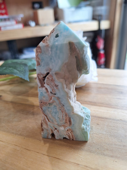 BLUE ARAGONITE POINTS