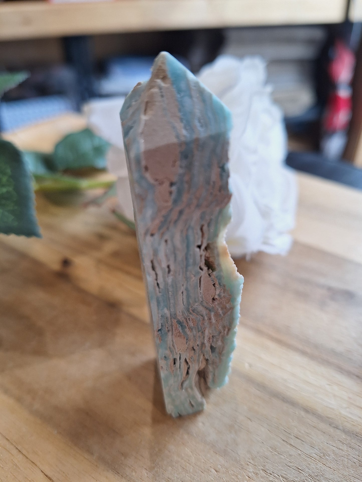 BLUE ARAGONITE POINTS