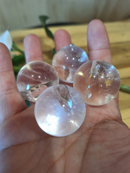 CLEAR QUARTZ SPHERE