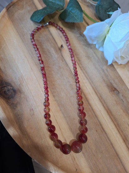 WATERMELON TOURMALINE NECKLACE