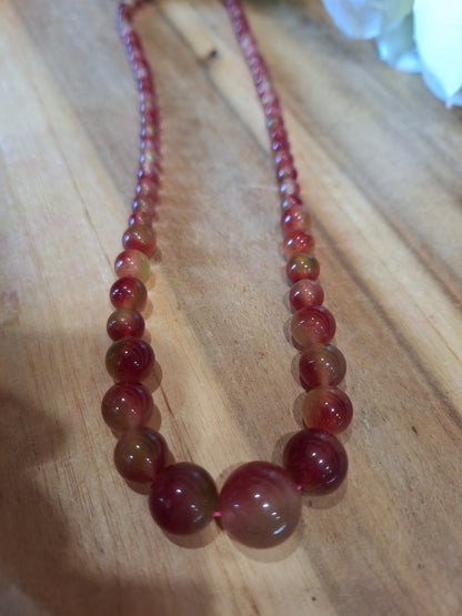 WATERMELON TOURMALINE NECKLACE