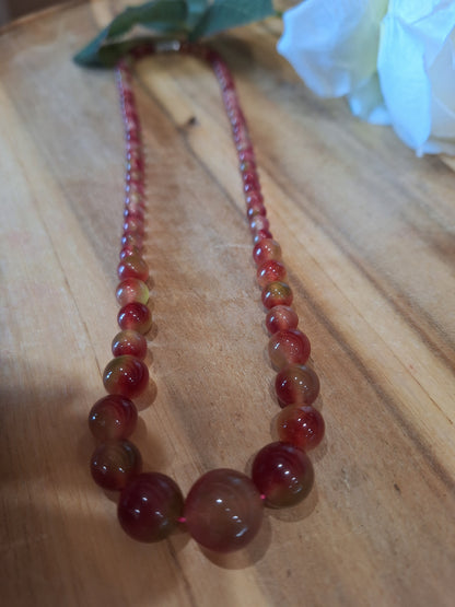 WATERMELON TOURMALINE NECKLACE