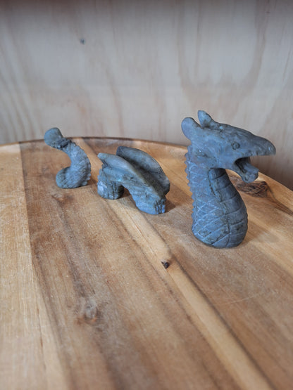 LABRADORITE DRAGON (3 PART DRAGON)