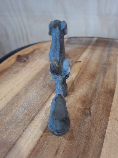 LABRADORITE DRAGON (3 PART DRAGON)