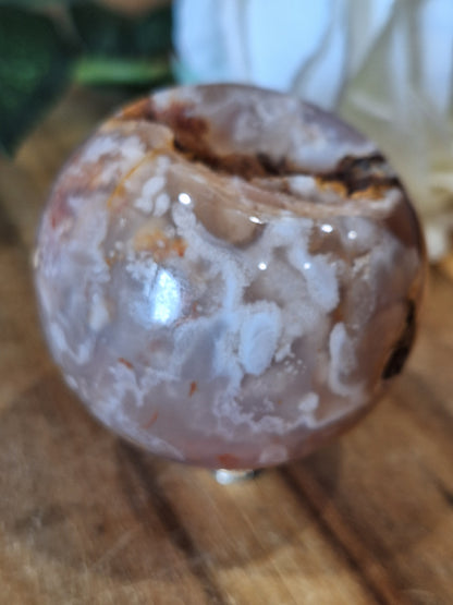 FLOWER AGATE SPHERE