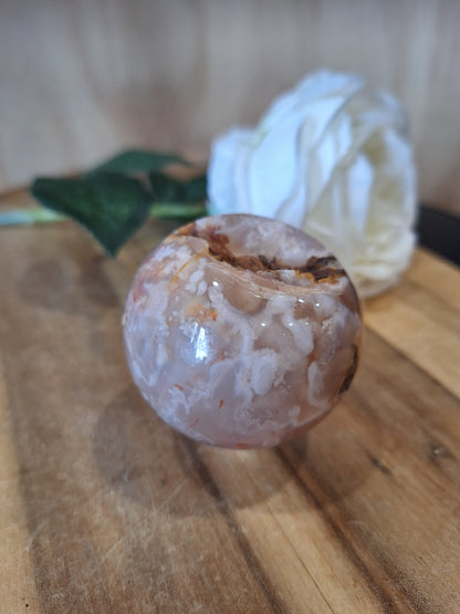 FLOWER AGATE SPHERE