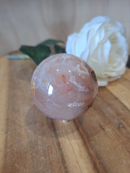 FLOWER AGATE SPHERE