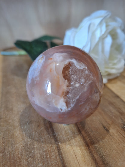 FLOWER AGATE SPHERE