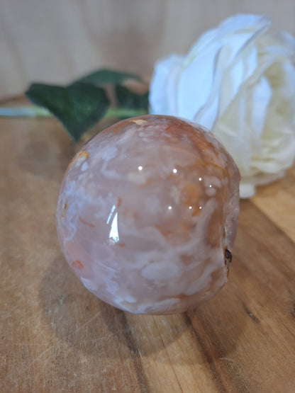 FLOWER AGATE SPHERE