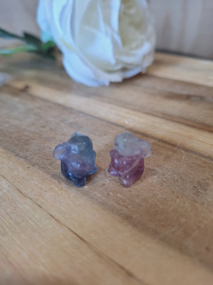 FLUORITE MINI CARVINGS