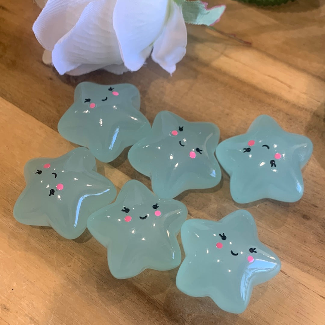 GLOW IN THE DARK STARS (NON CRYSTAL LUMINOUS RESIN)