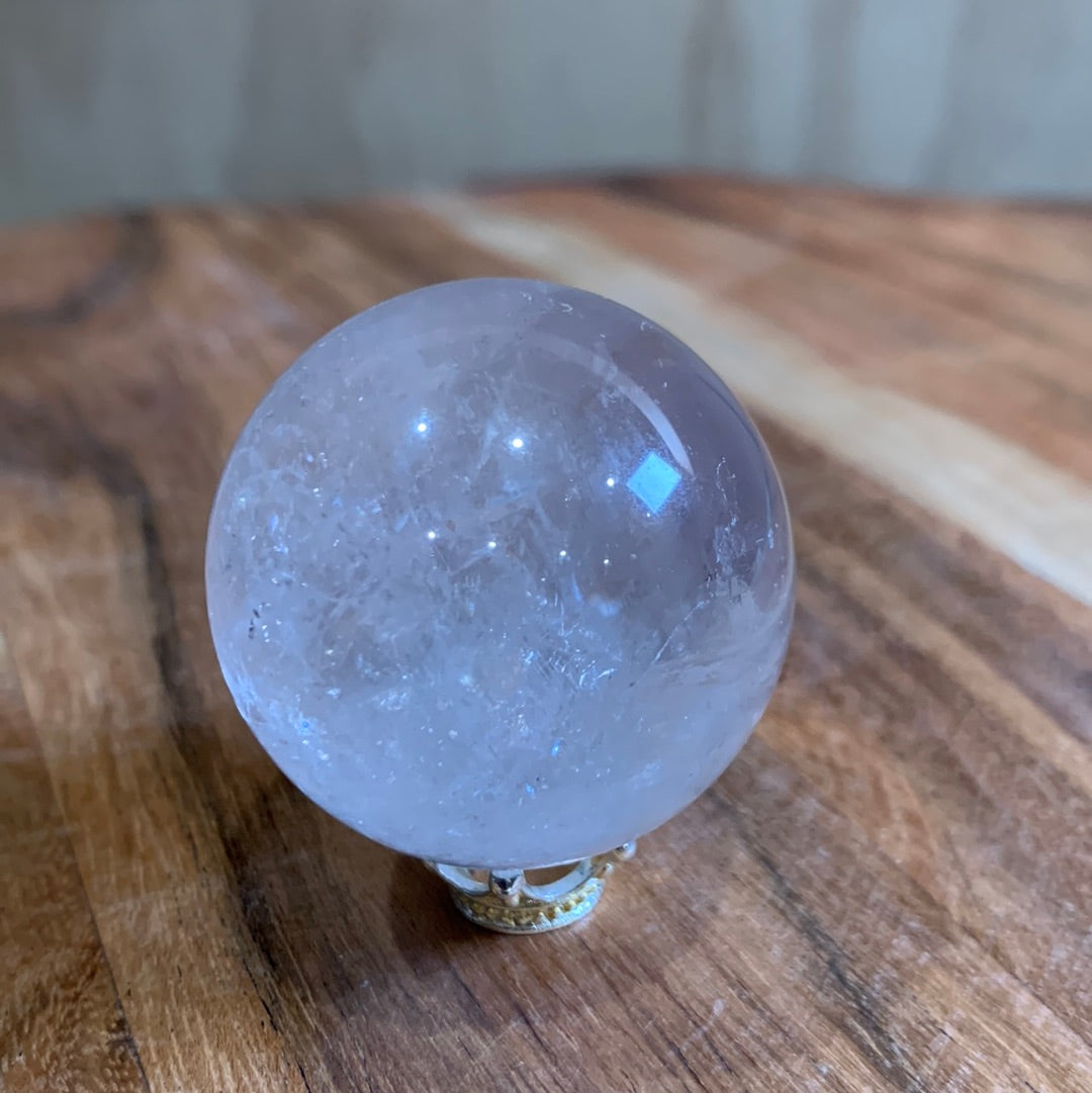 CLEAR QUARTZ SPHERE