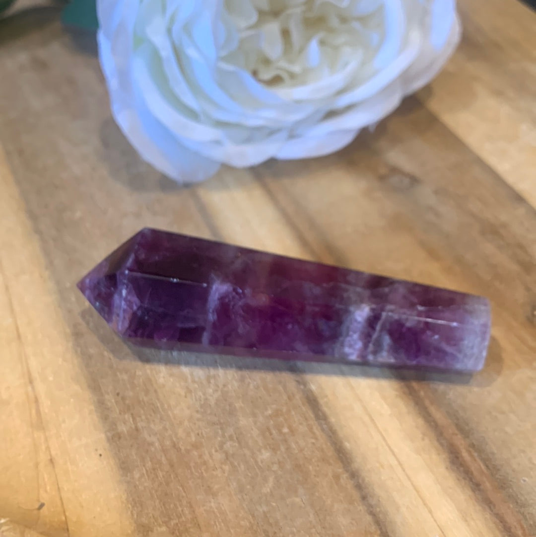 PURPLE FLUORITE WAND