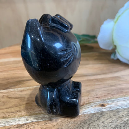 SILVER OBSIDIAN HELLO KITTY (LARGE)