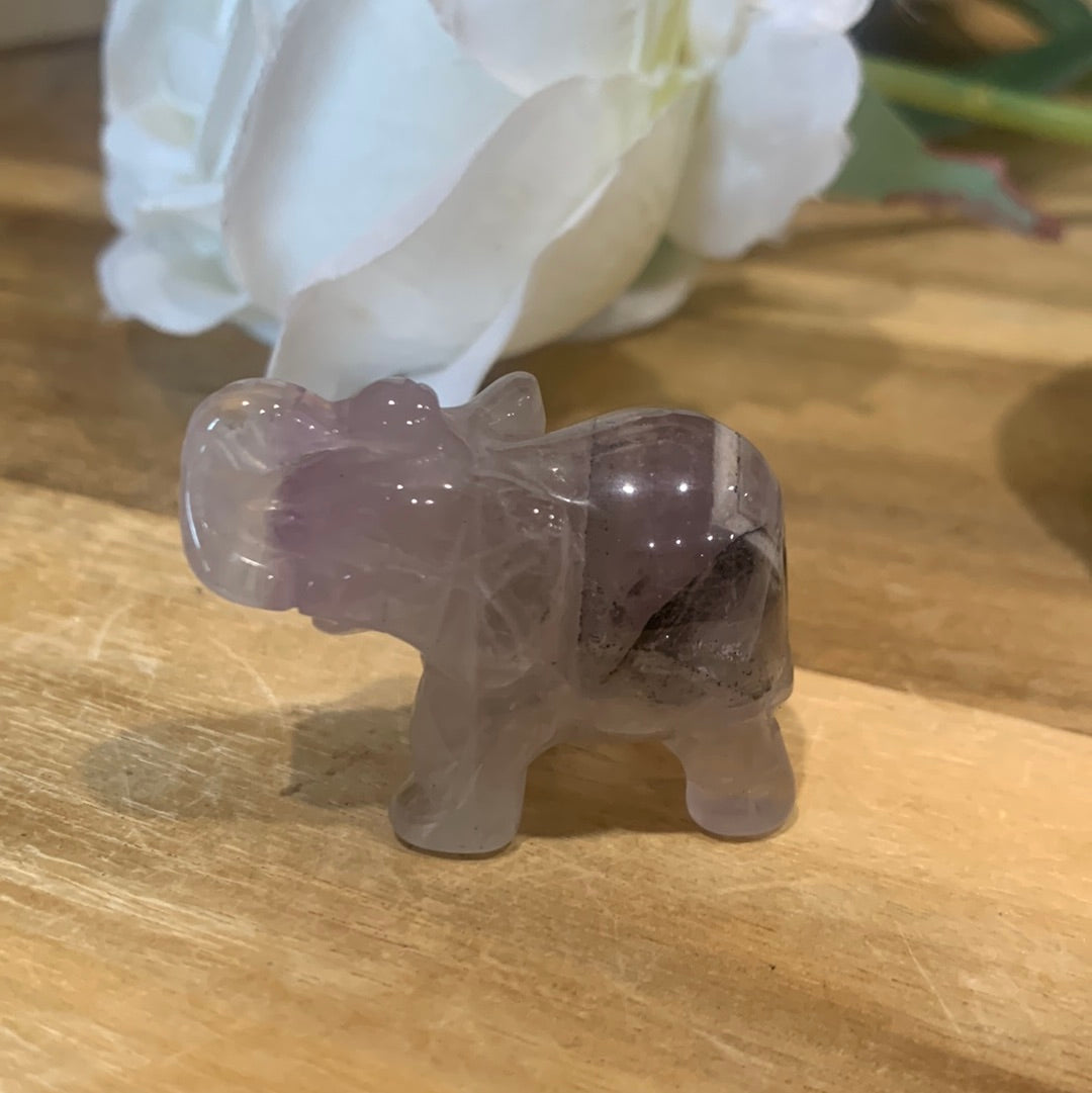 AMETHYST ELEPHANT (SMALL)