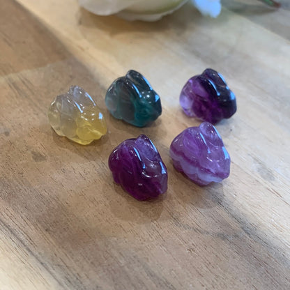 FLUORITE MINI CARVINGS