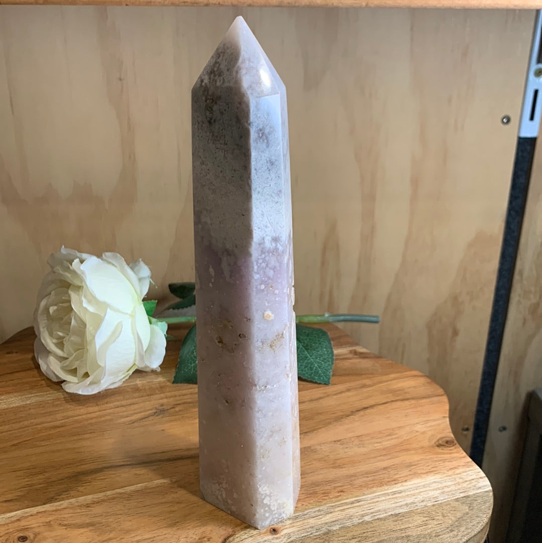 PINK AMETHYST TOWERS (LARGE)