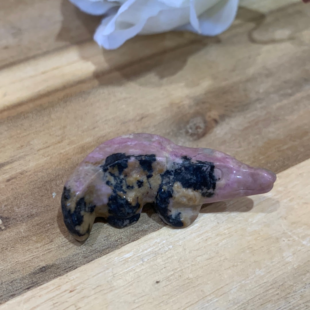 RHODONITE ALLIGATOR